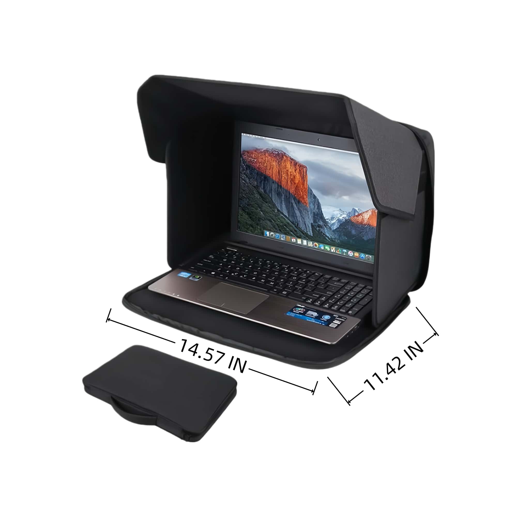 Foldable Outdoor Laptop Sunshade Made Of Polyester 3