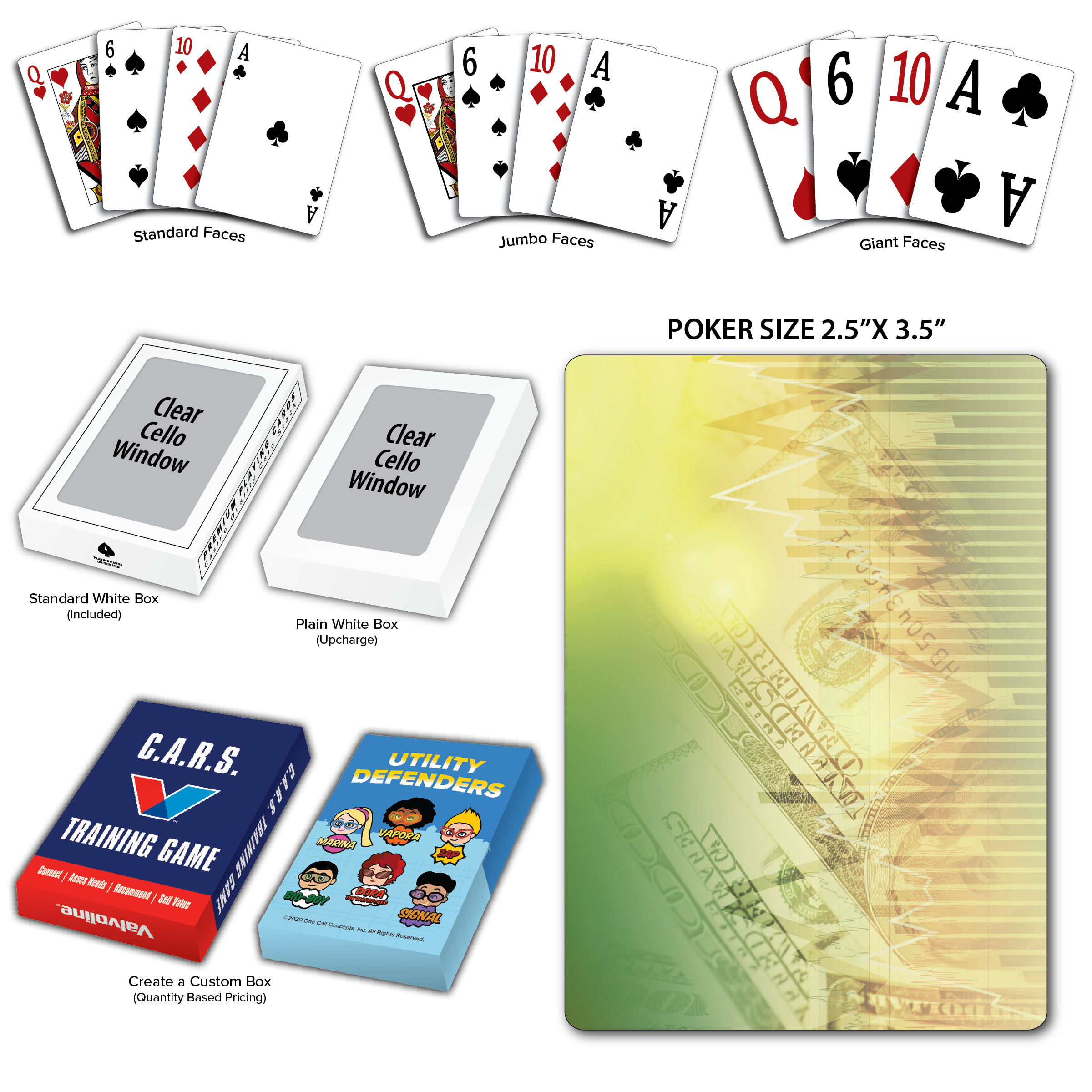 Financial Theme Poker Size Playing Cards 2