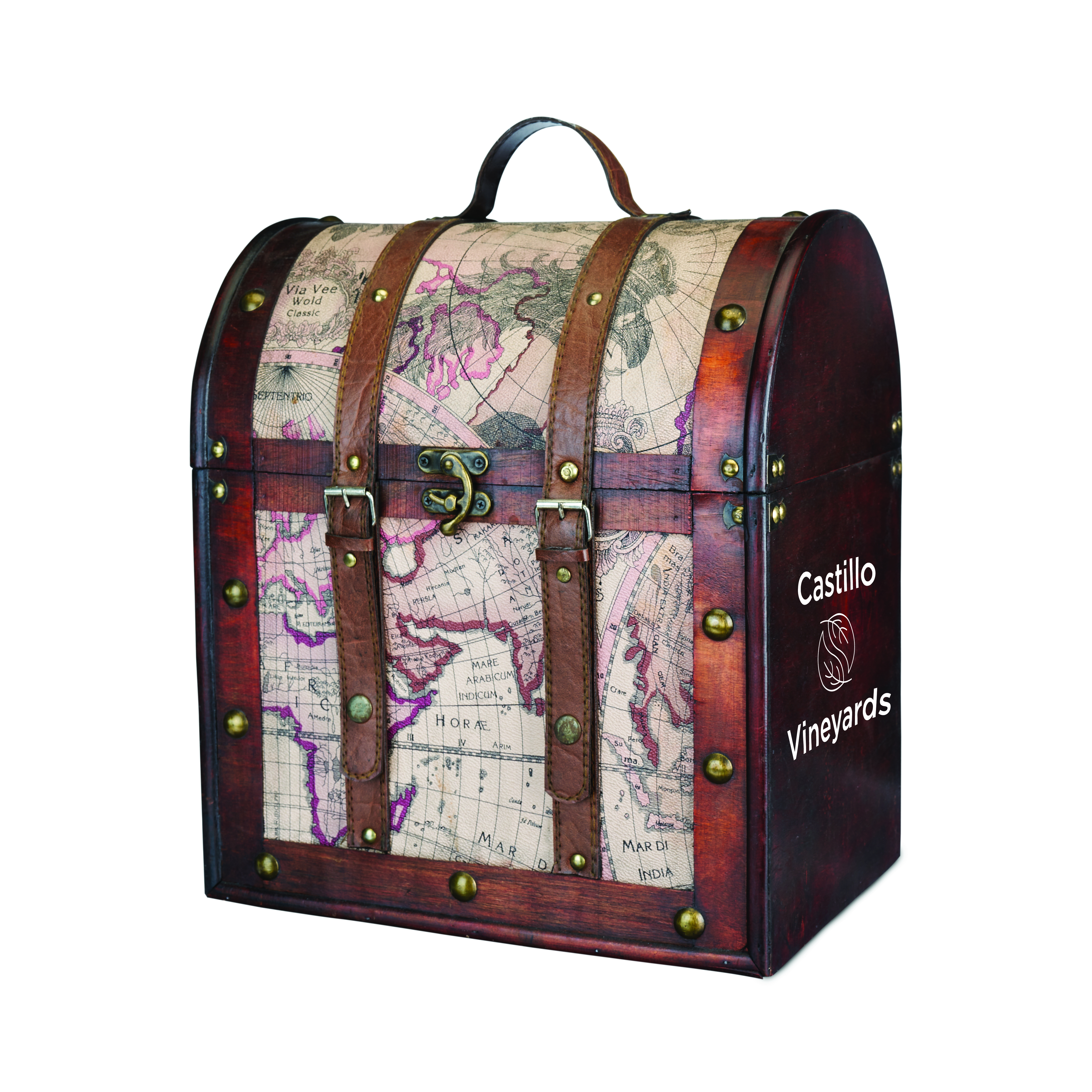 Twine Living® 6 Bottle Old World Wine Box