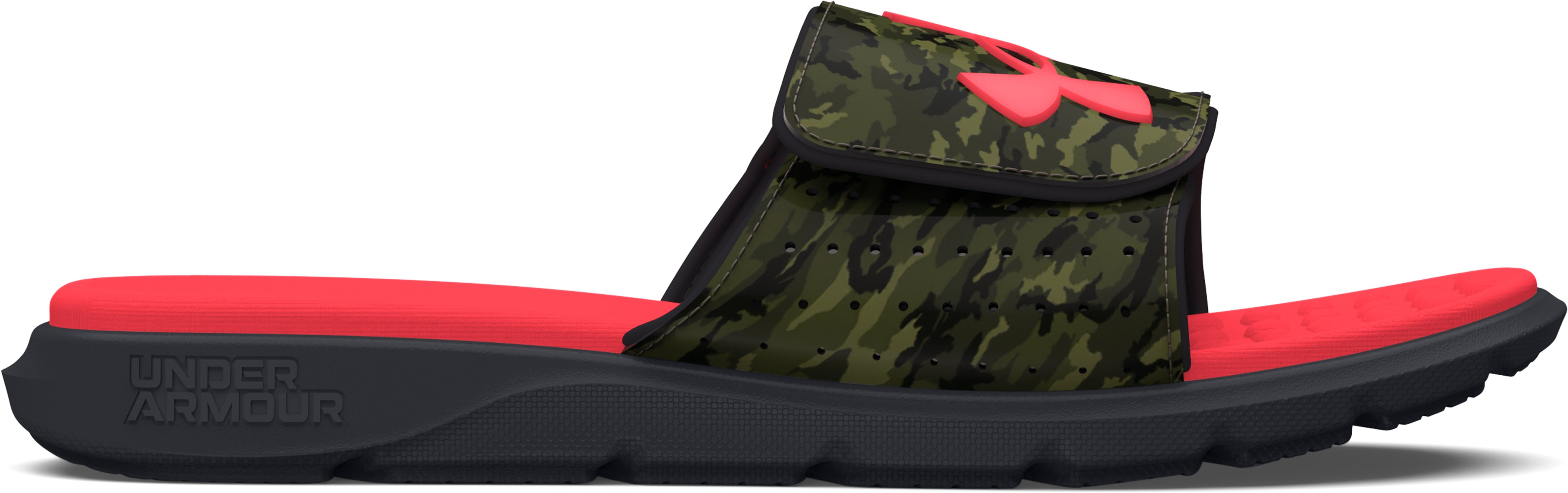 UA Ignite Pro Graphic Strap Boys' Slides 5