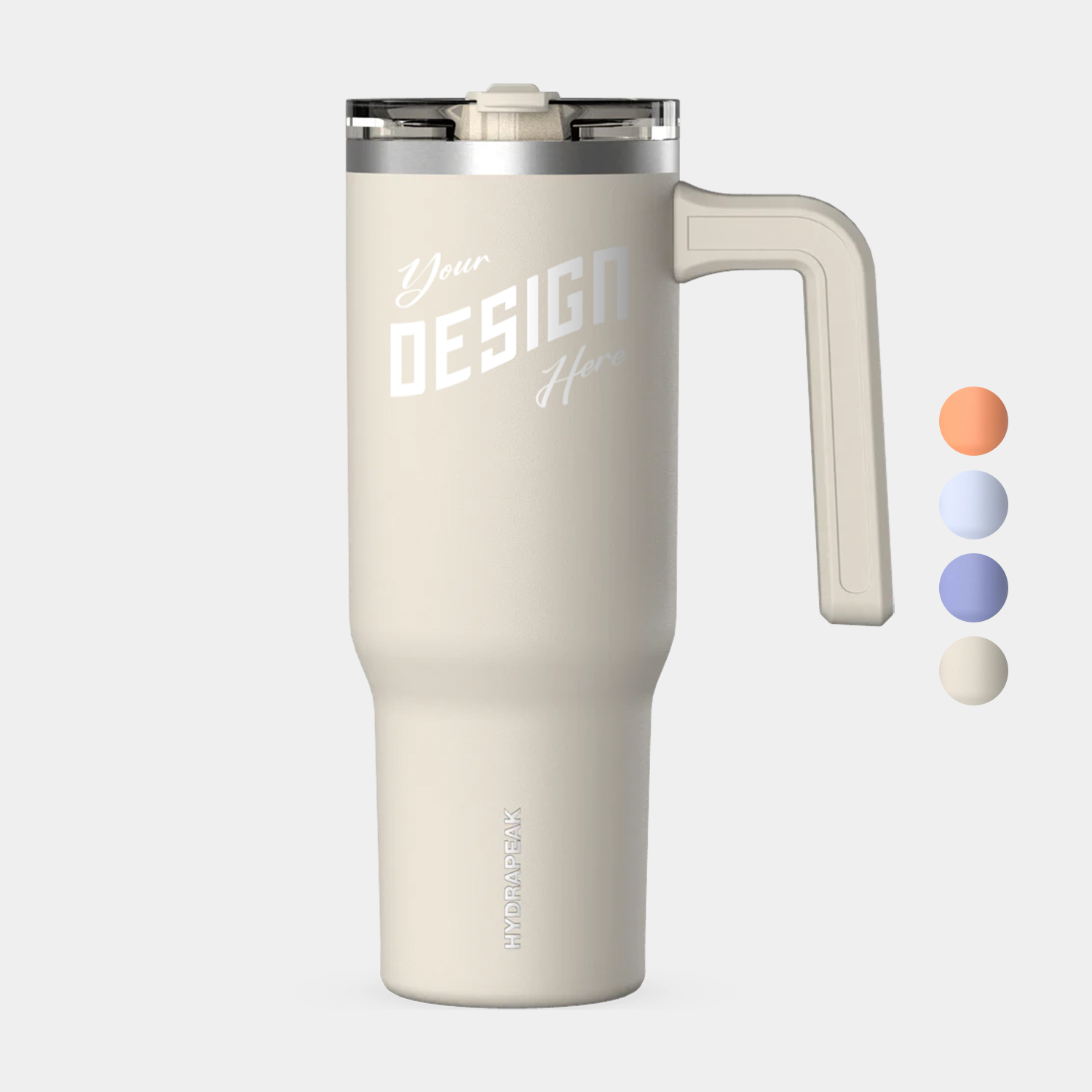 32 oz Hydrapeak® Stainless Steel Insulated Tumbler With Handle and Straw Lid 1