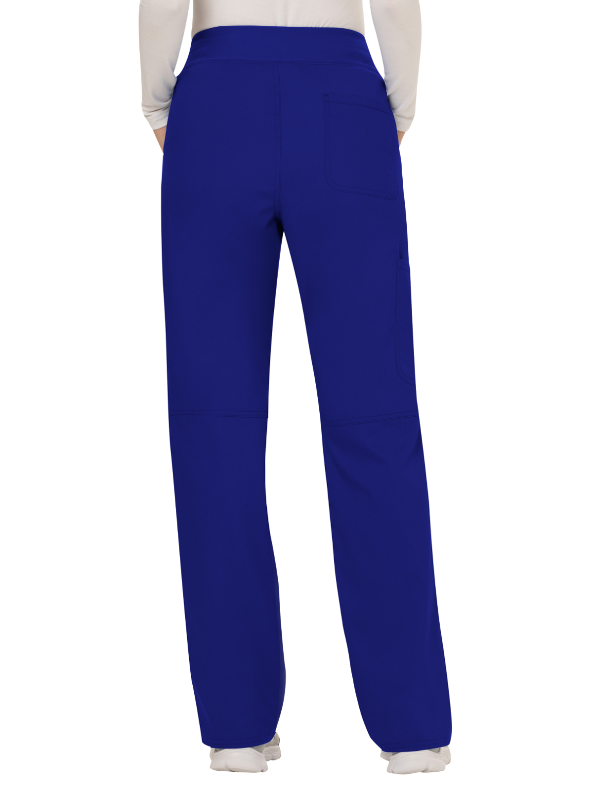 Cherokee - Workwear Revolution - Women's 4-Pocket Mid Rise Straight Leg Pull-on Pant 4