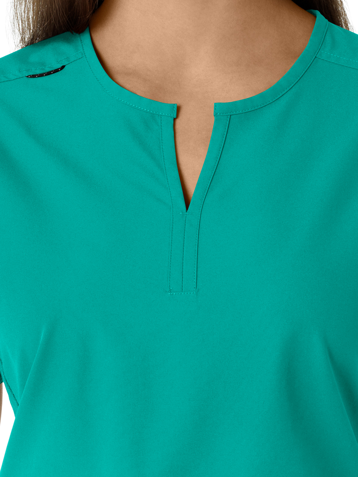 Carhartt Scrubs - Force Essentials Women's Notch Neck Tunic Knit Panel Top 57