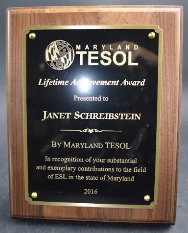 Solid Walnut Plaque 4