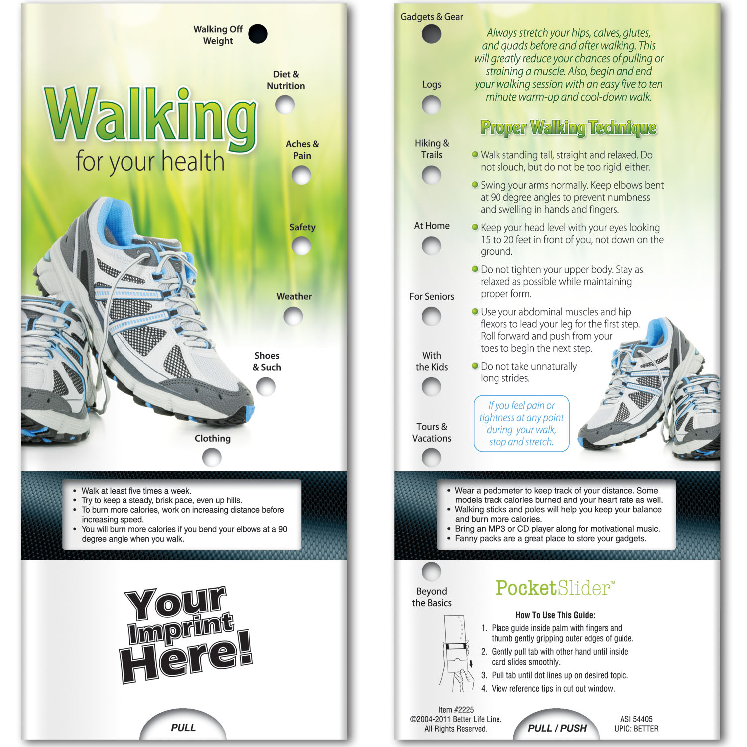 Pocket Slider - Walking For Your Health 3