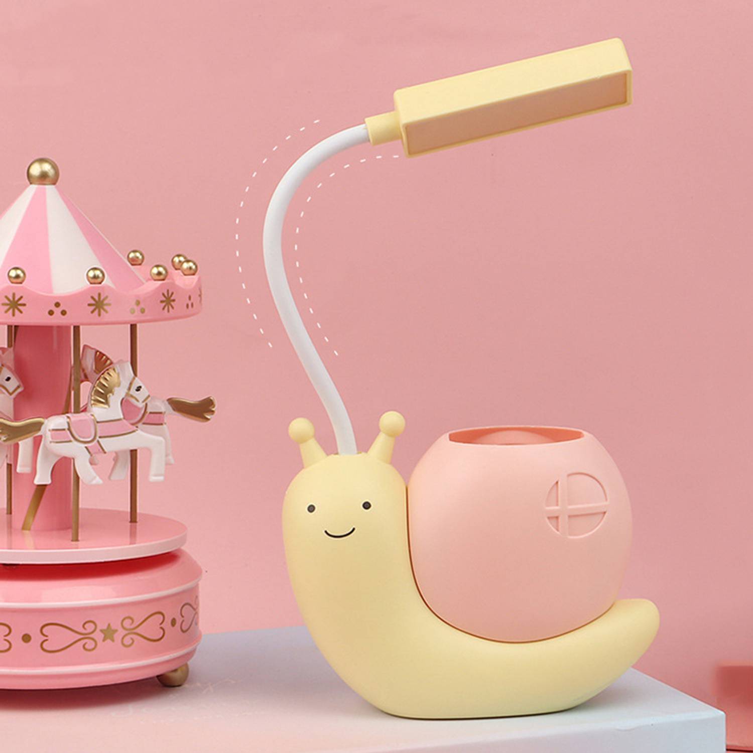 Cute Portable USB Rechargeable LED Reading Desk Lamp 6
