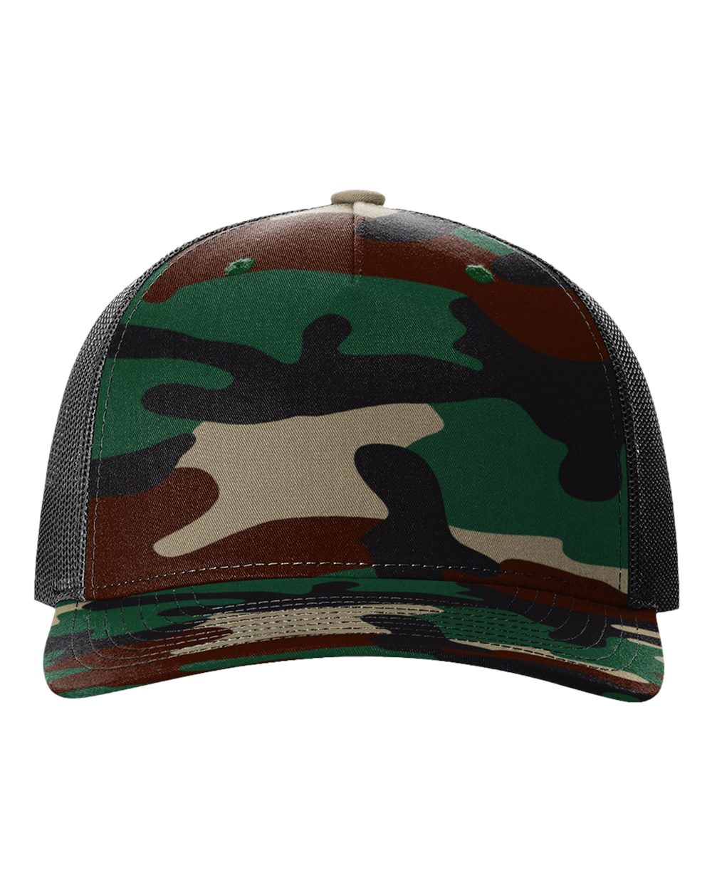 Printed Five-Panel Trucker Cap - 112PFP 121