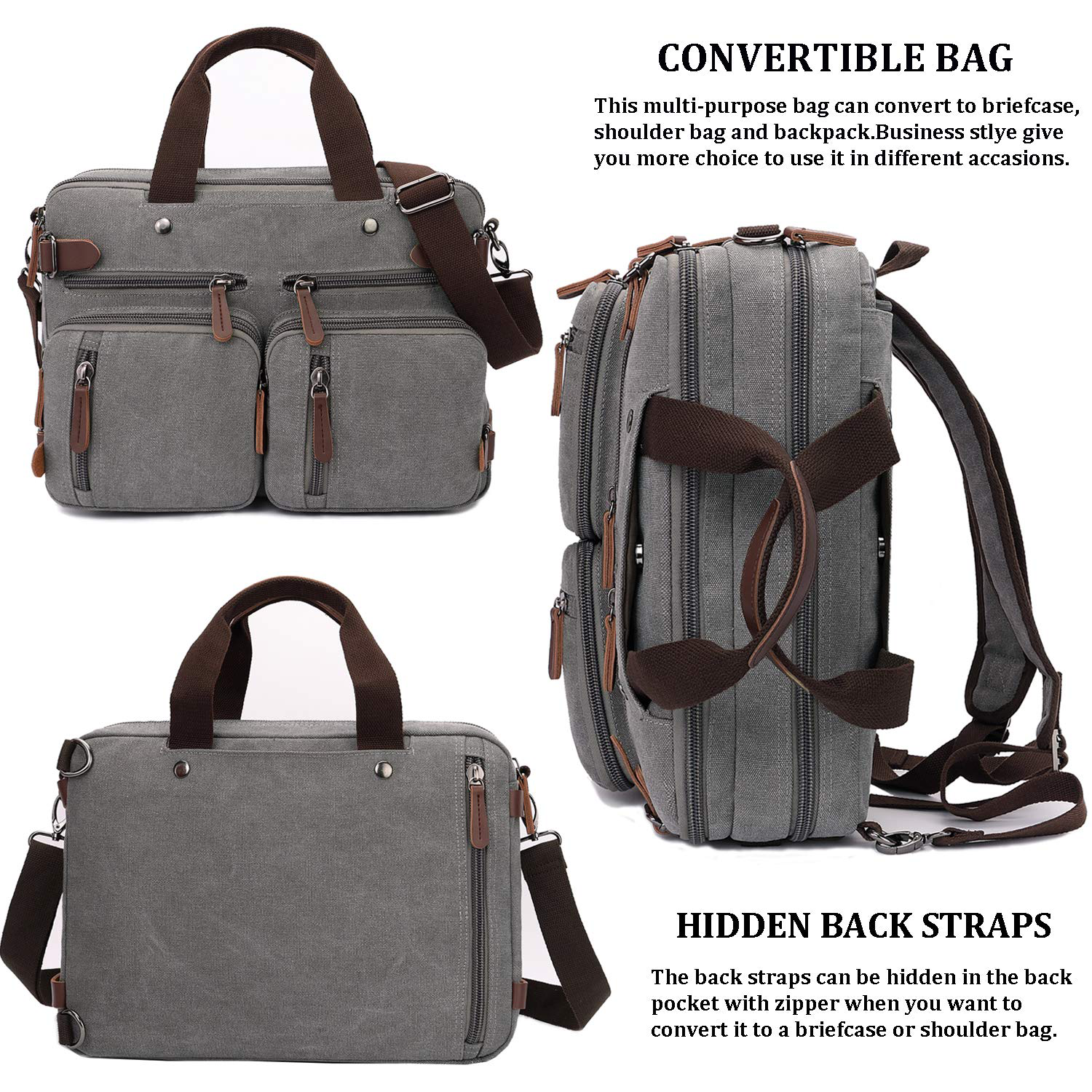Expandable Large Suitcase Backpacks 3