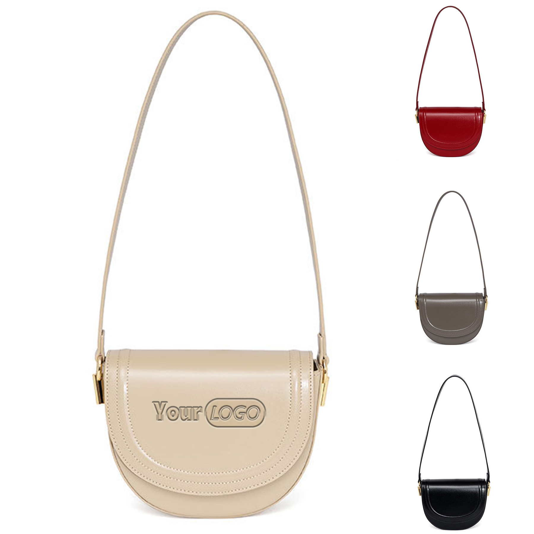 Genuine Leather Shoulder Saddle Bags?for Women 1