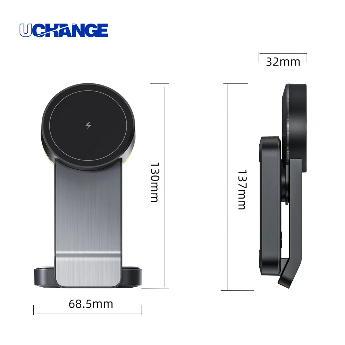 Qi2 MagSafe 3 In 1 Foldable Wireless Charging Stand 2