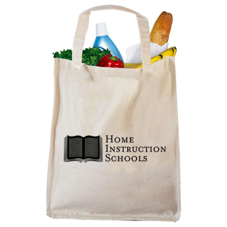 Canvas Book Bag - Natural Beige