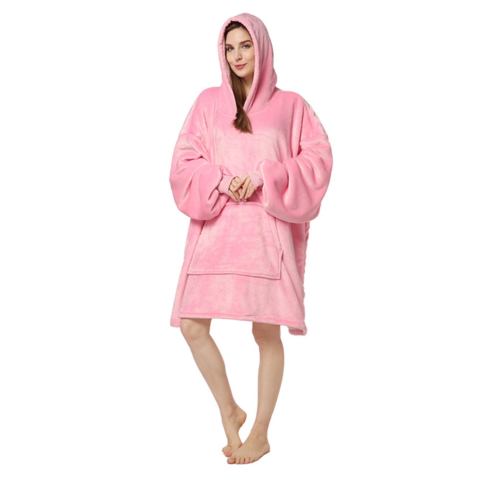 Wearable Blanket Sweatshirt With Big Pocket 1