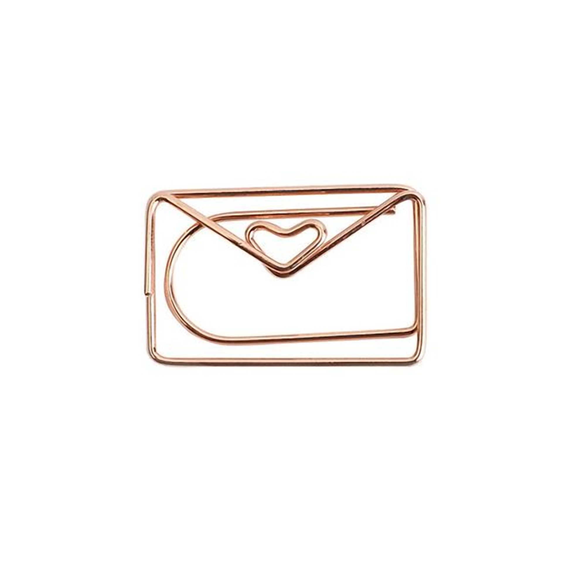 Envelope Shaped Paper Clips w/Tin Container 3