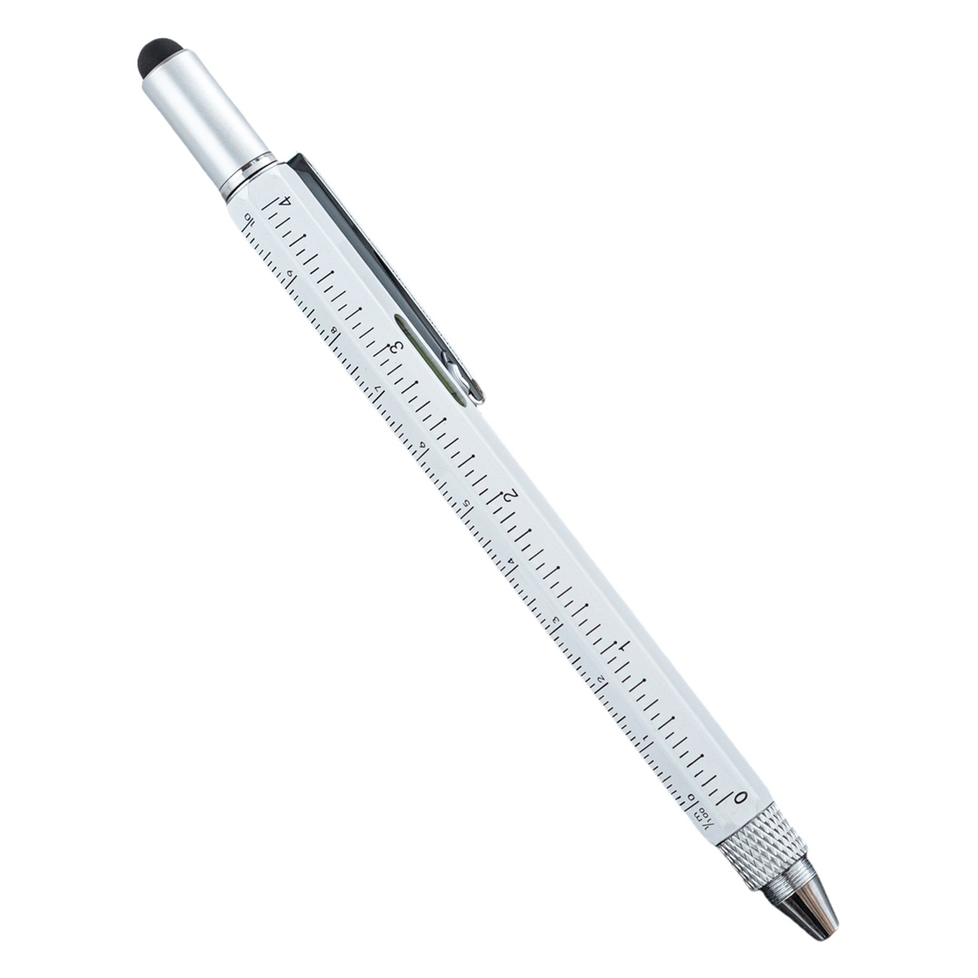 Metal 6 in 1 Multitool Stylus Ruler Ballpoint Pen 9