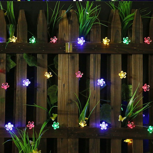 Holiday Decorations Multi Color Solar Strings Lights 2