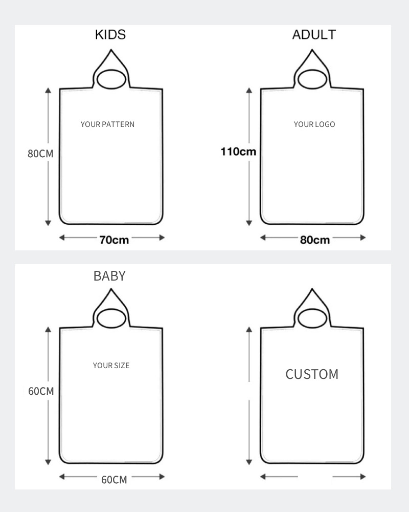 Beach Hooded Towel 2