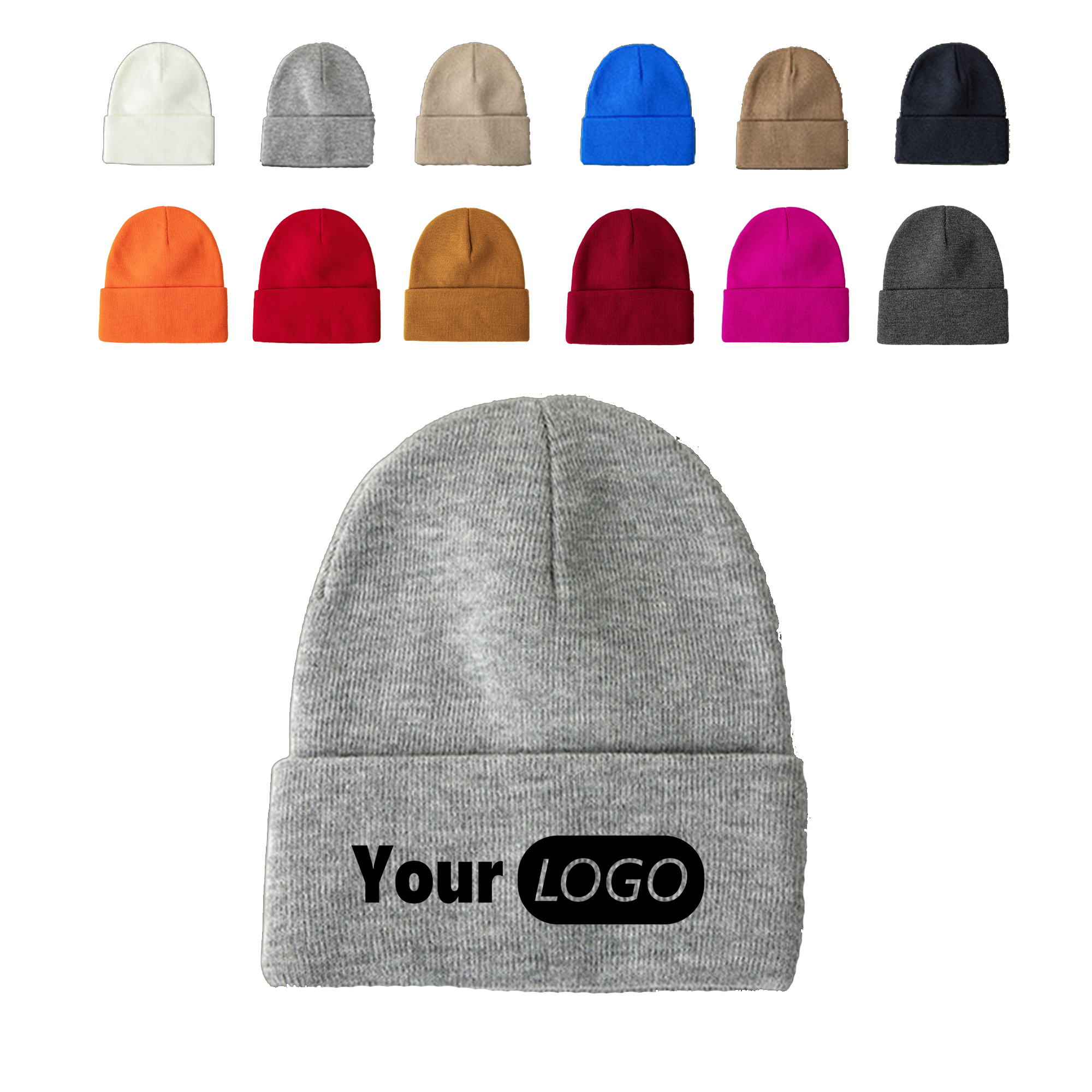 Knit Beanie Cap 1