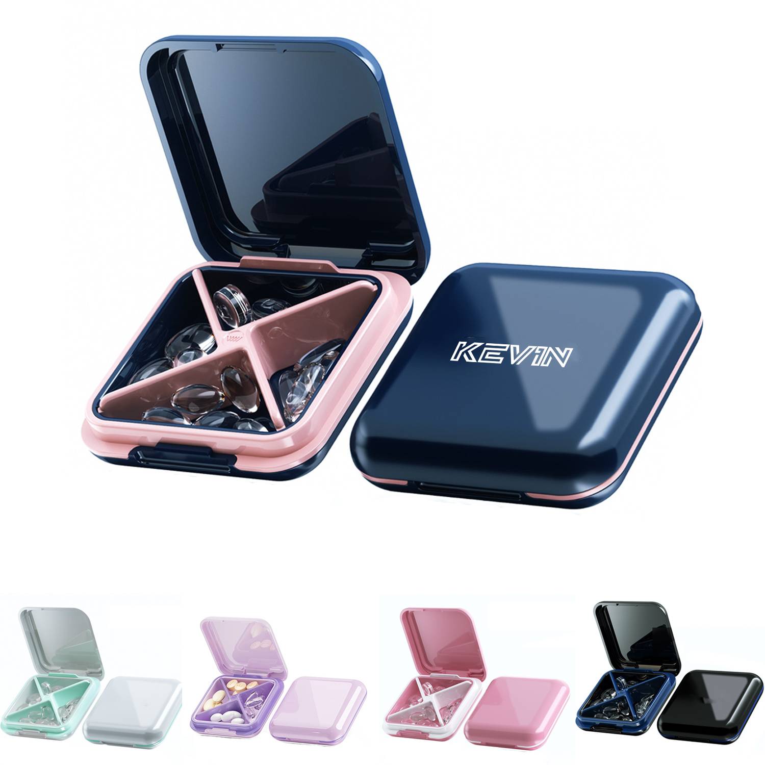 Portable Daily Small Pill Case 7