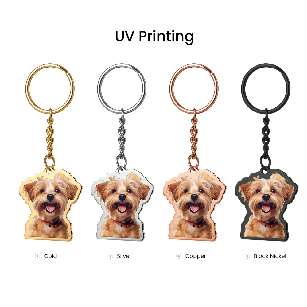 Metal Print Keychains 1.5" 2