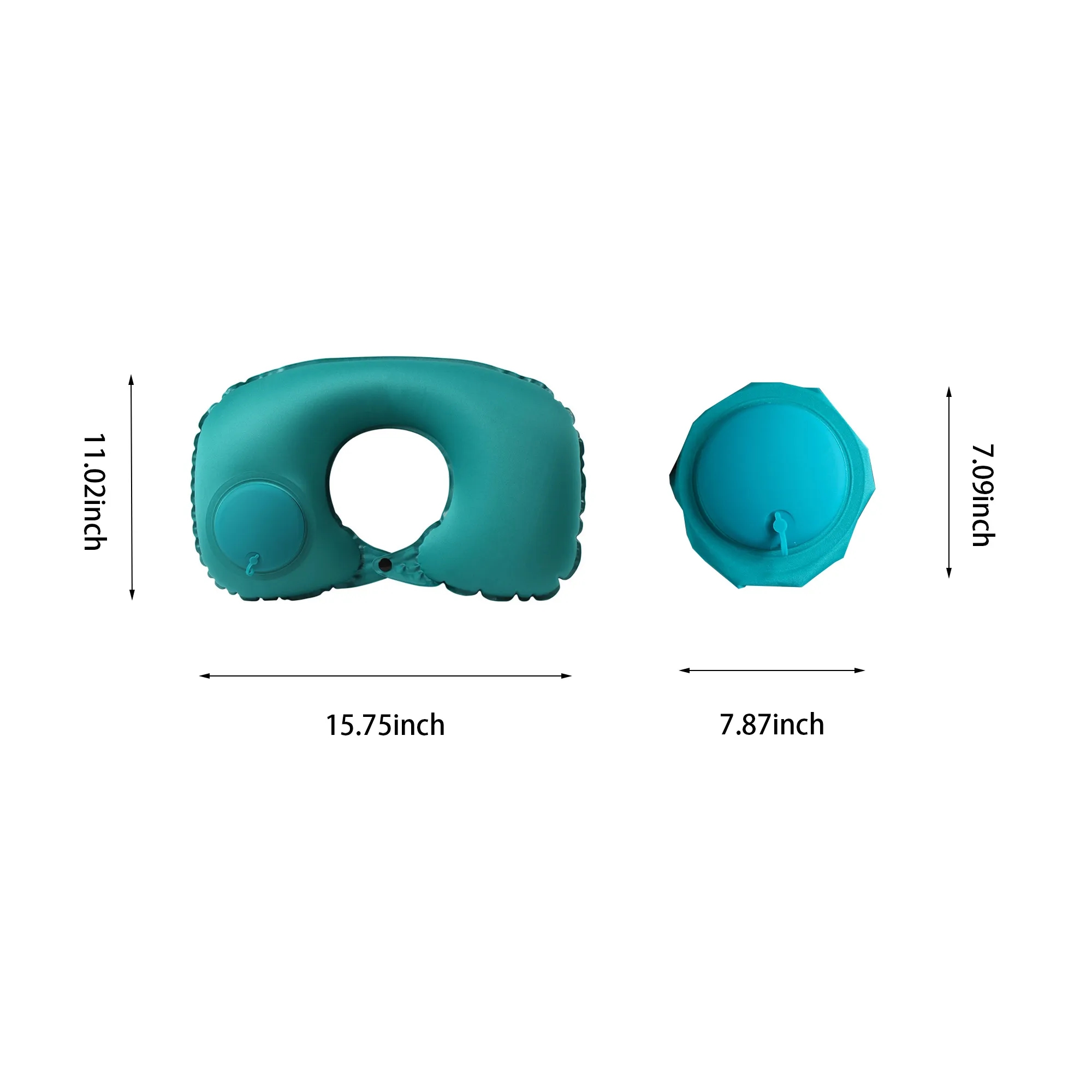 Foldable Inflatable Travel Neck Pillow MOQ 100 PCS 3