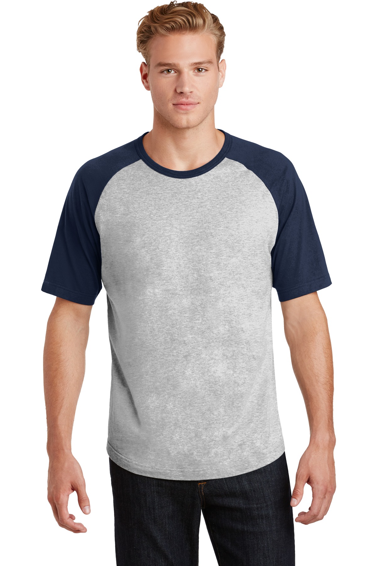 Sport-Tek Short Sleeve Colorblock Raglan Jersey. T201 3