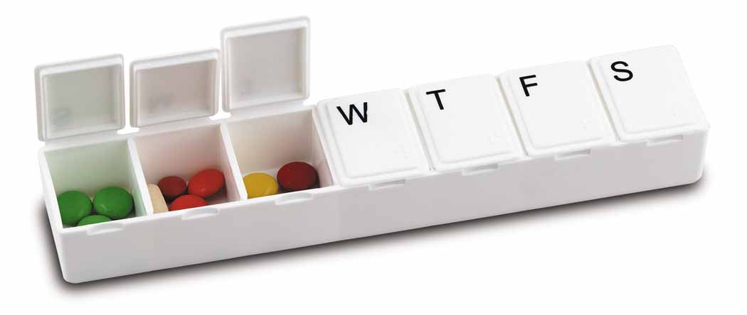 Super-7 All-Week Pill Box - 8" 10