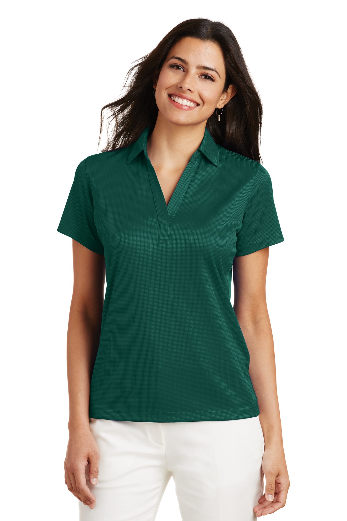 Port Authority Women's Performance Fine Jacquard Polo. L528 39