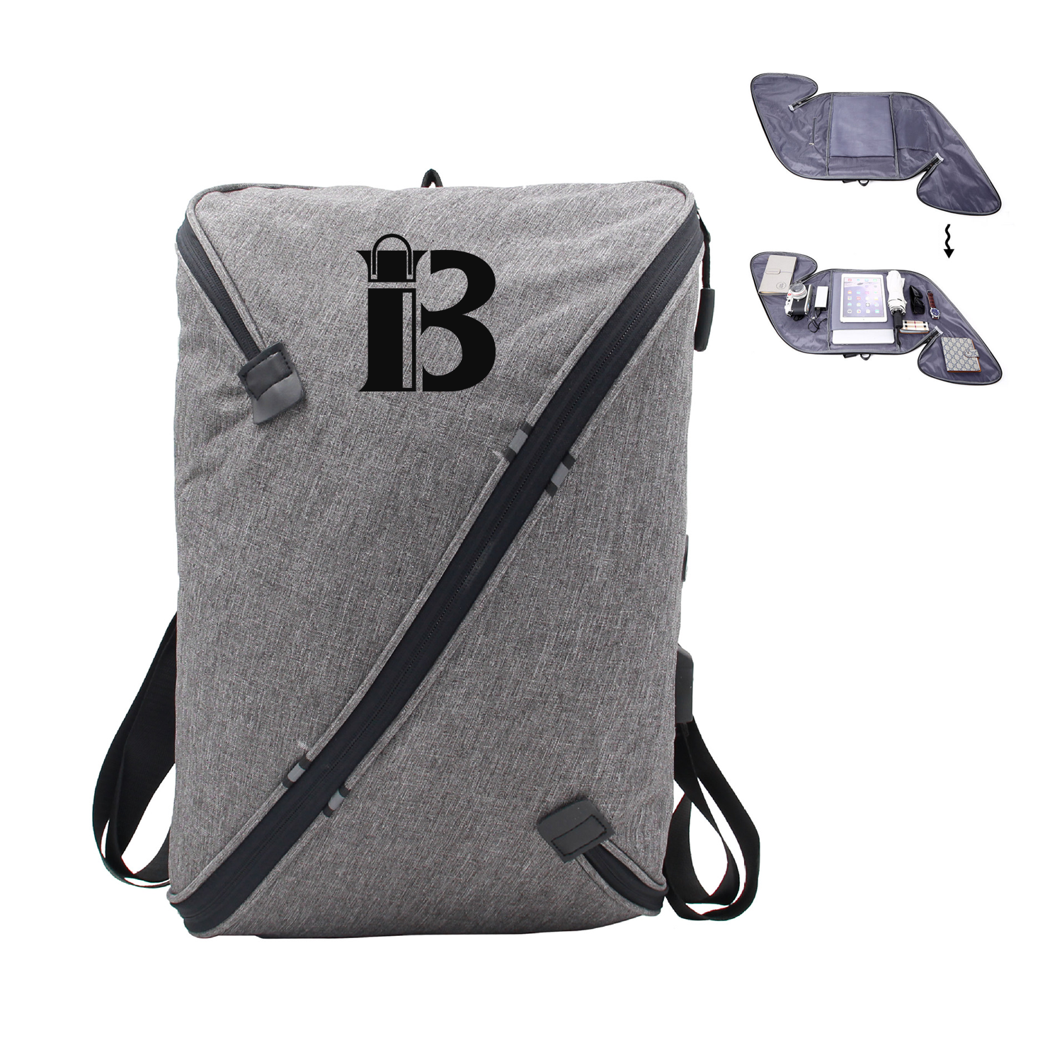 durable Travel Laptop USB Anti Theft Business Bag Backpack 21
