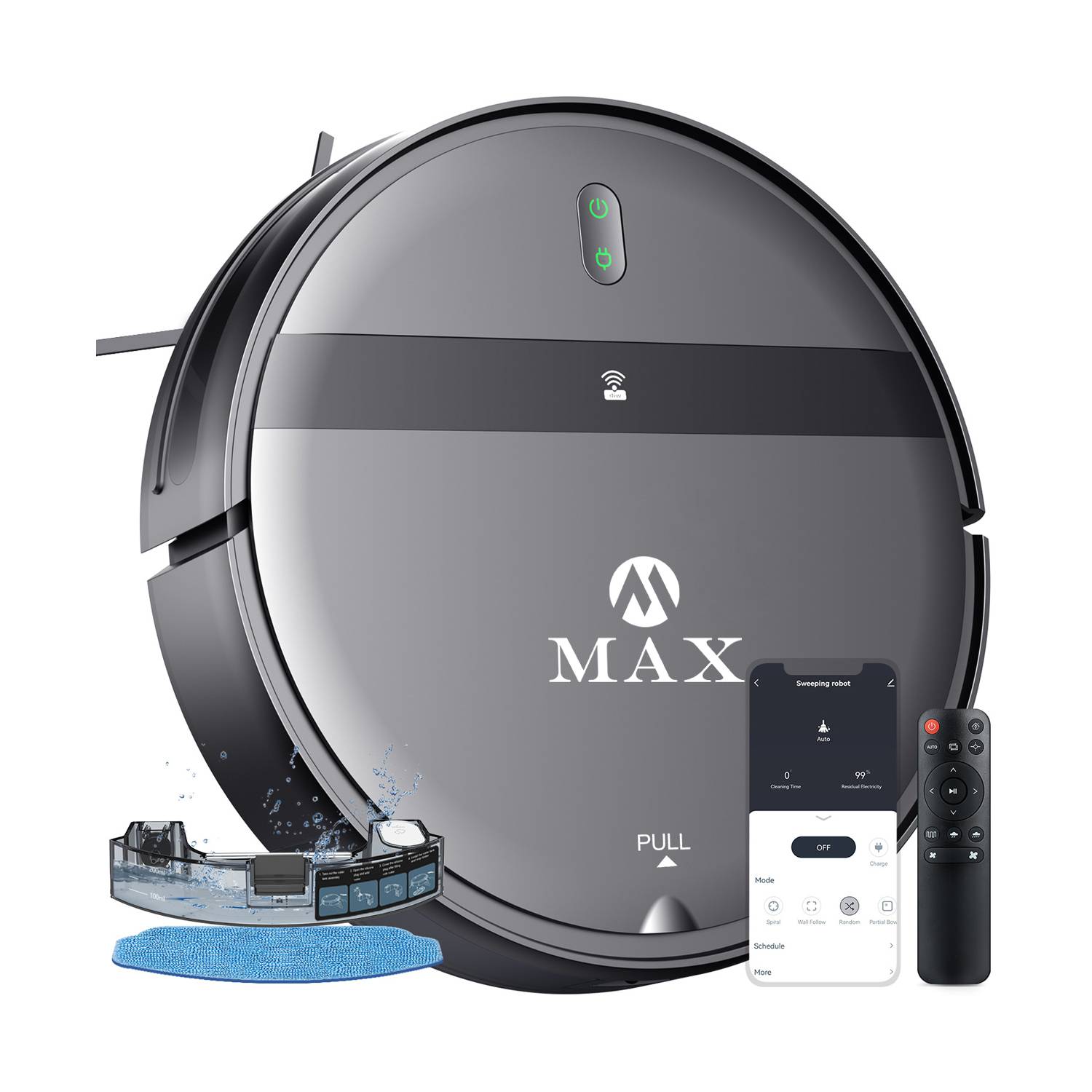 Automated smartphone-controlled sweeping robot 2