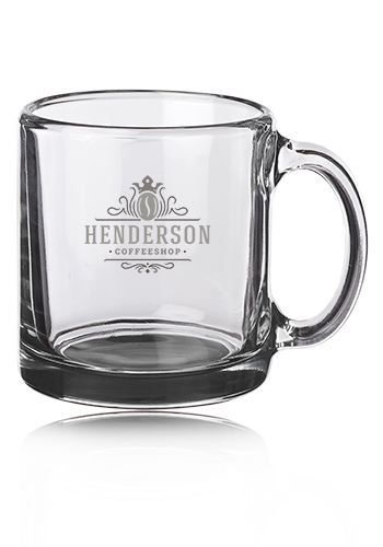 13 oz. Libbey Clear Glass Coffee Mugs 4