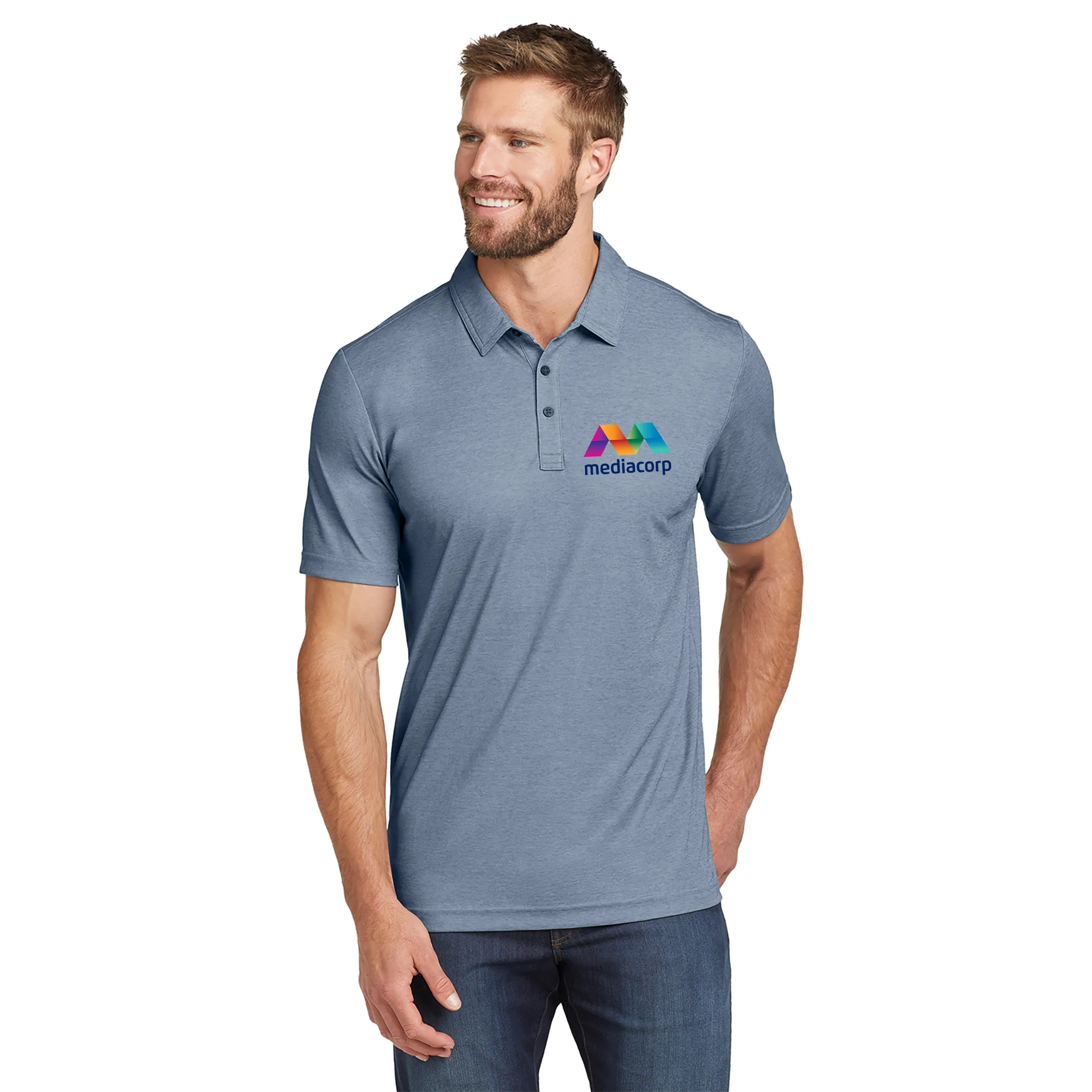 TravisMathew Oceanside Heather Polo