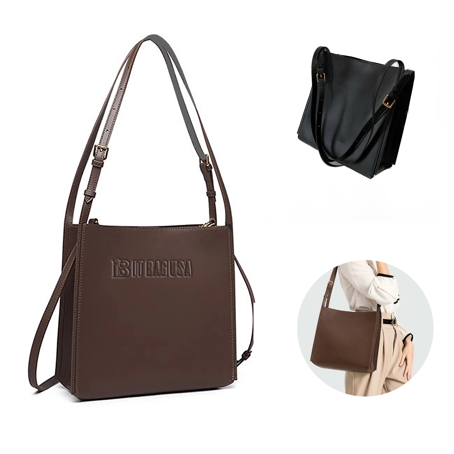 Cowhide Tote Bag 1