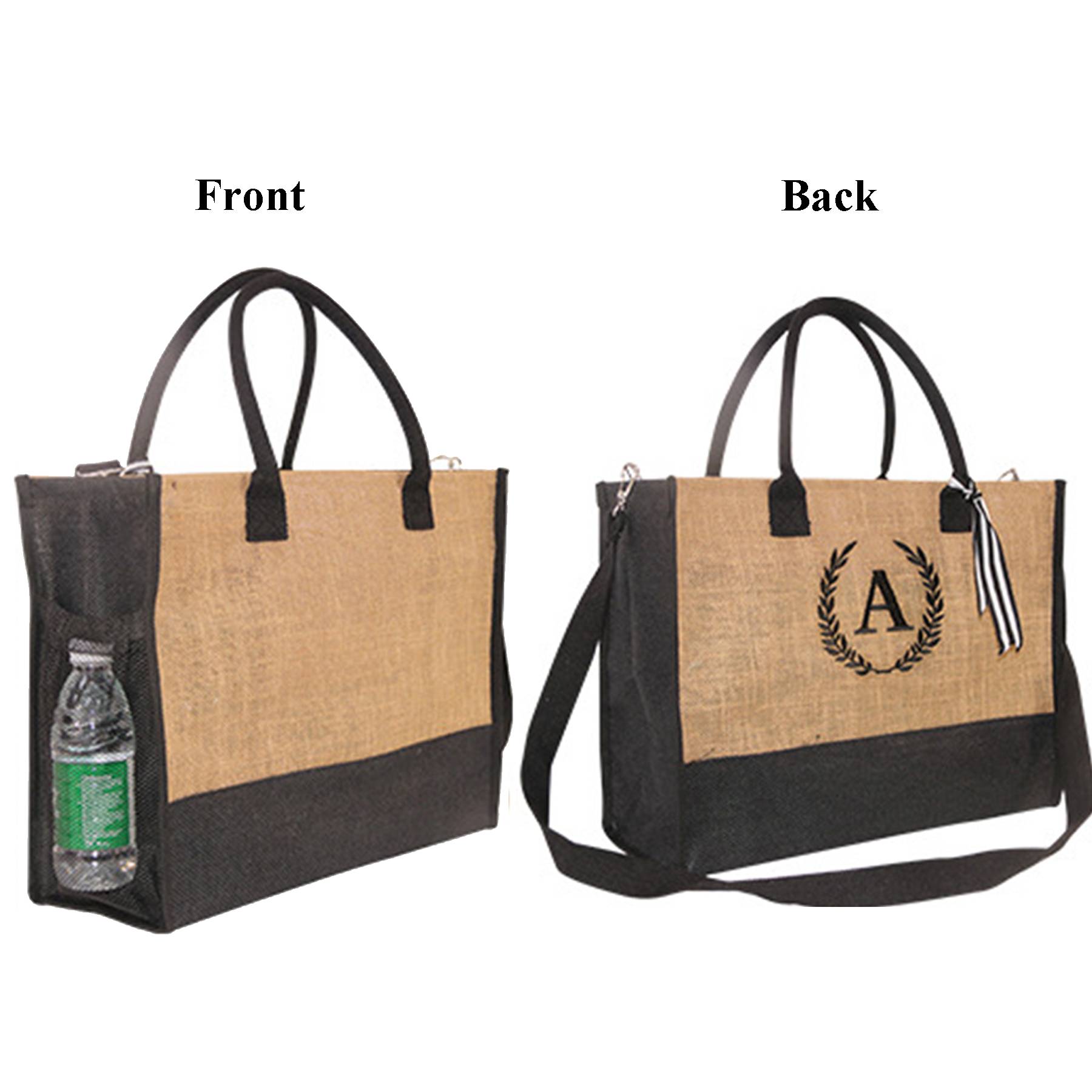 Jute Tote Bag, custom tote bag with logo imprint 3