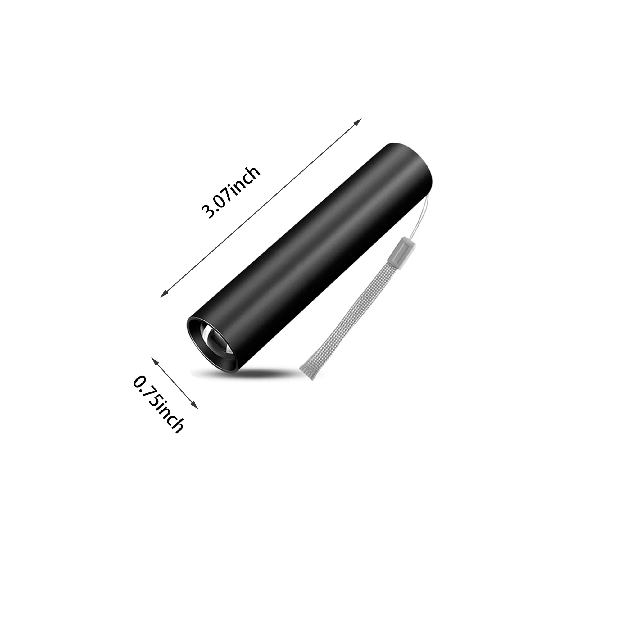 Portable Small USB Rechargeable Flashlight 3