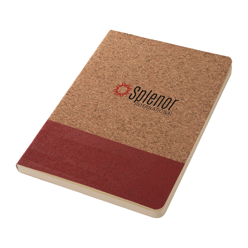 Boardwalk Two-Tone Cork Junior Notebook 2