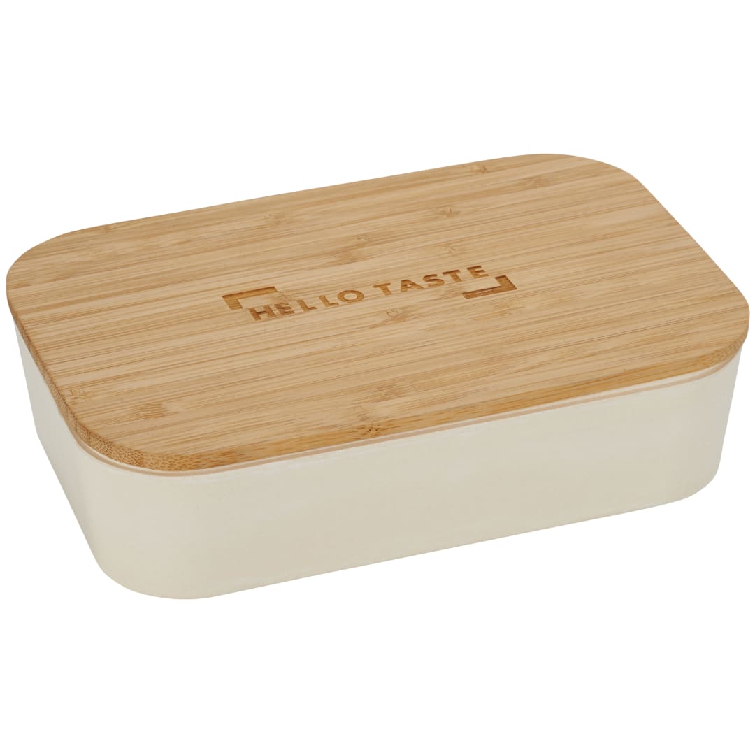 Bamboo Fiber Lunch Box with Cutting Board Lid 171