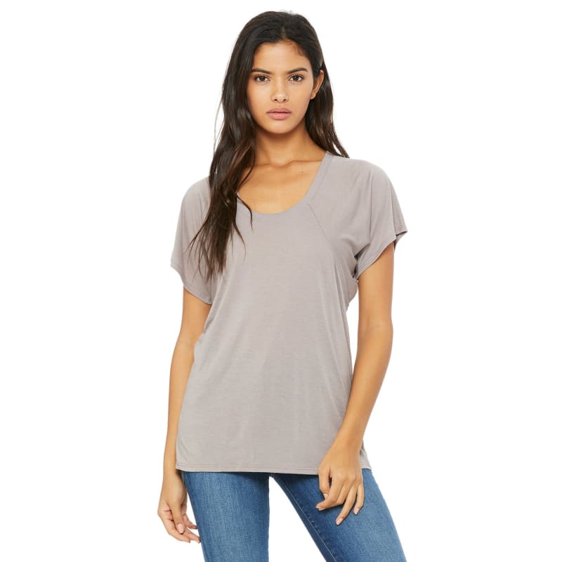 Bella Ladies Flowy Raglan T-Shirt 2