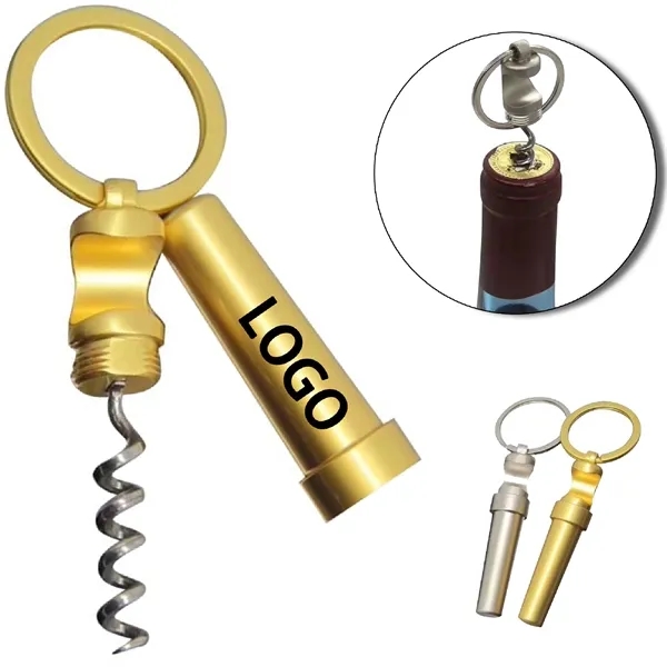 2 In 1 Multifunction Bottle And Wine Opener With Key Ring 2
