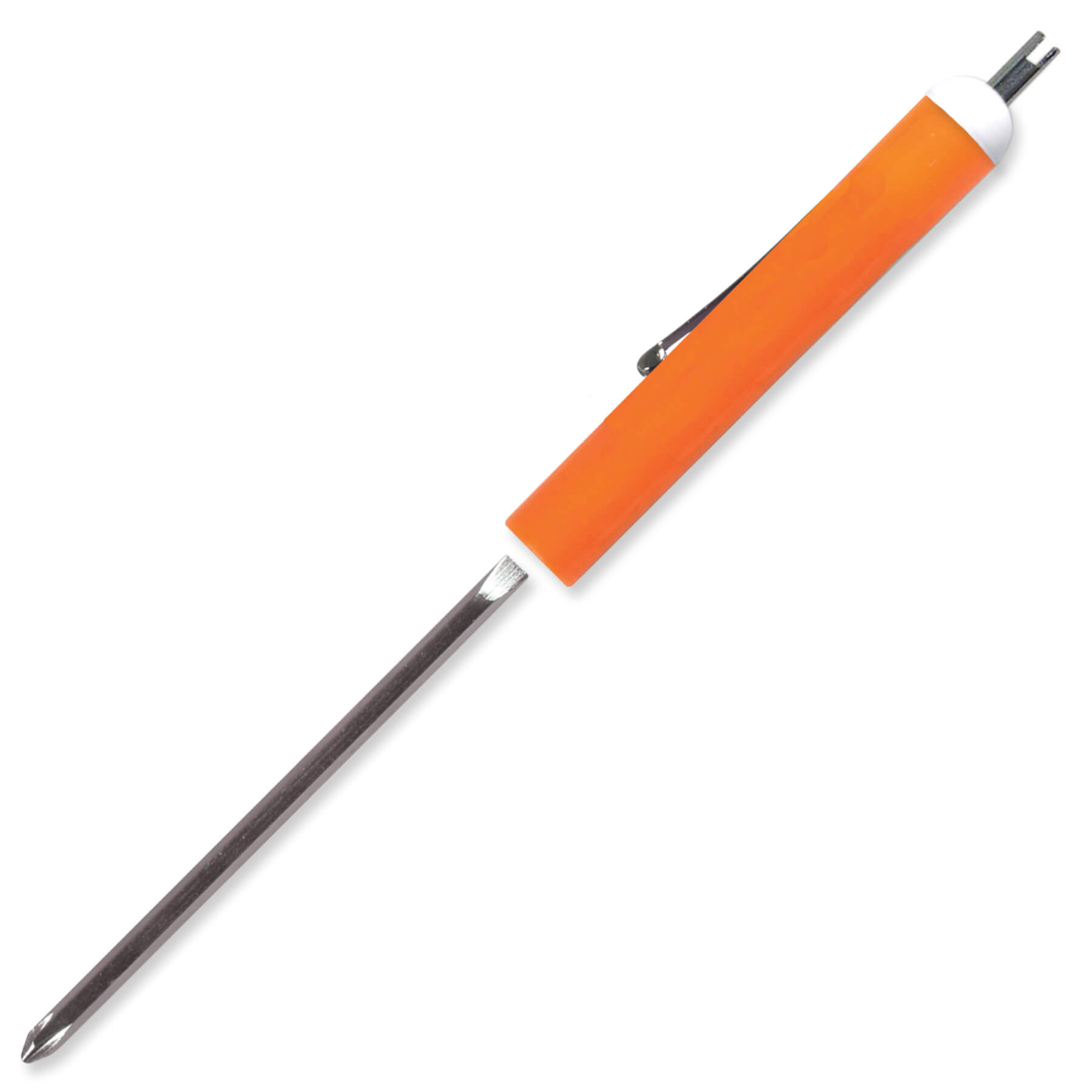 Pocket Screwdriver Reversible Flat Blade + Valve Stem Top 40