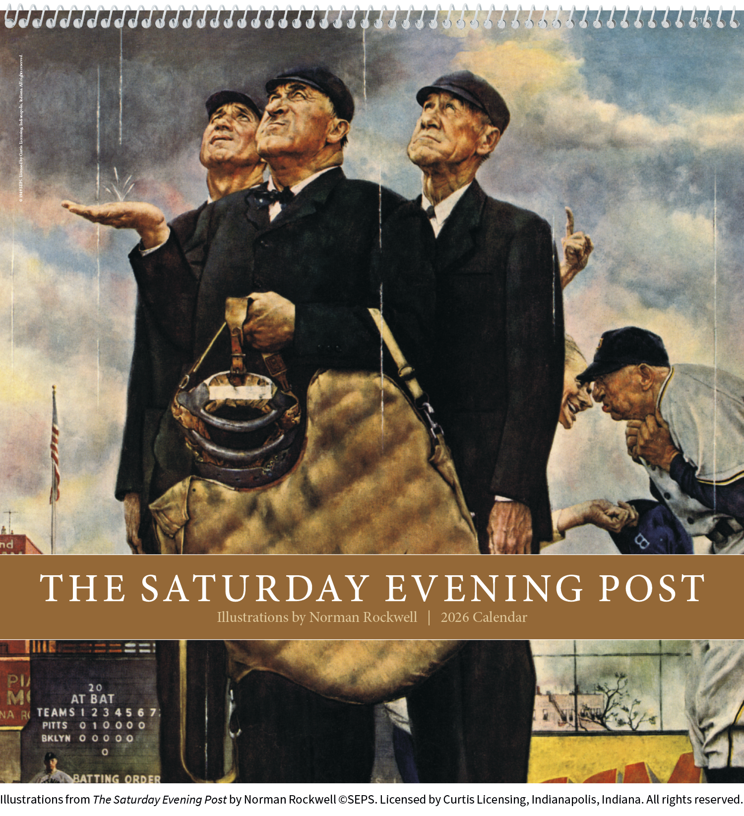 Triumph® Calendars The Saturday Evening Post Illustrations by Norman Rockwell Calendar 16