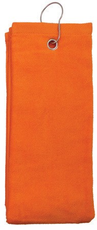 Tri Fold Sport Towel w/Center Grommet & Hook 7