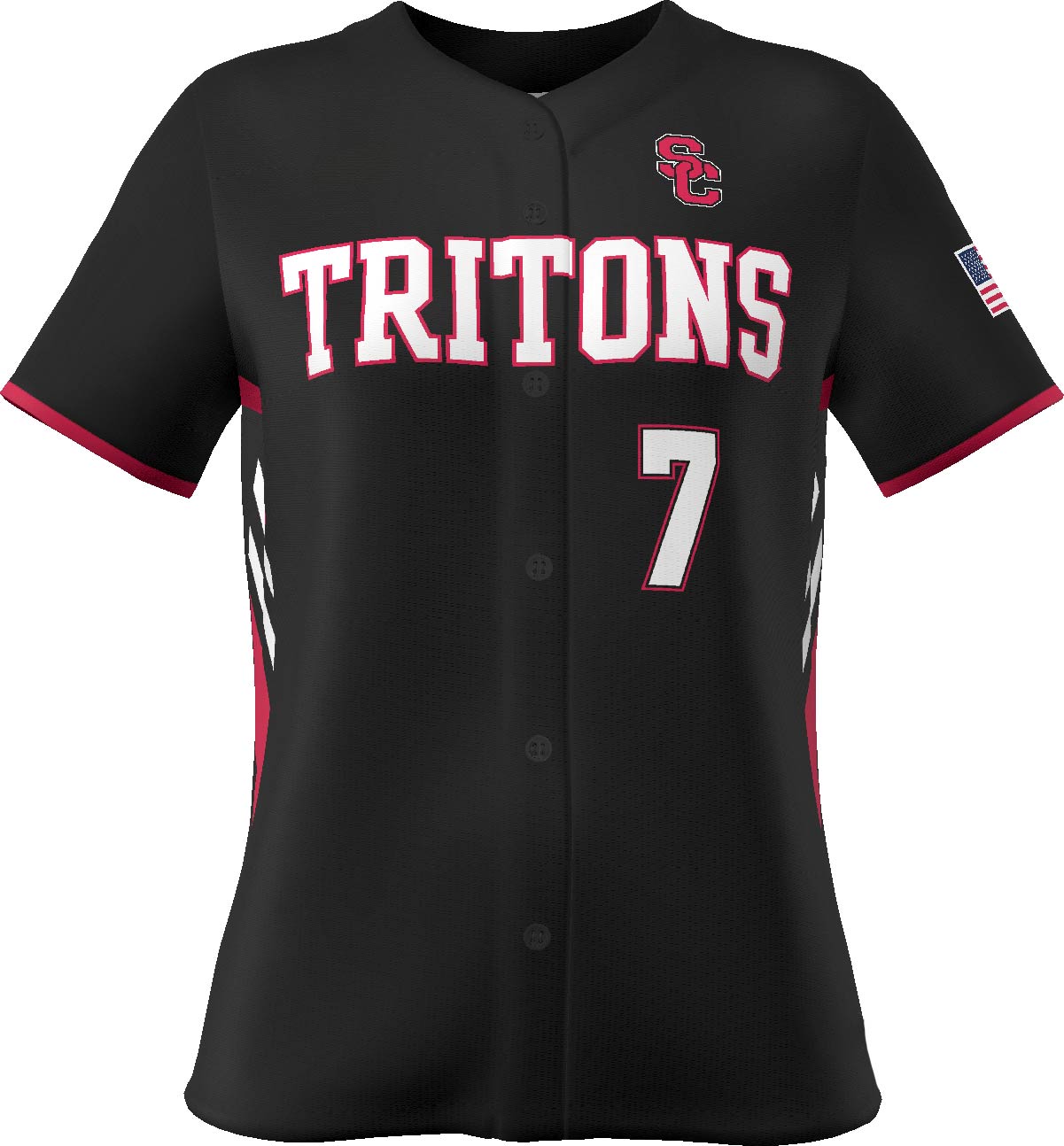 Rise Full Button Softball Jersey - Core 2