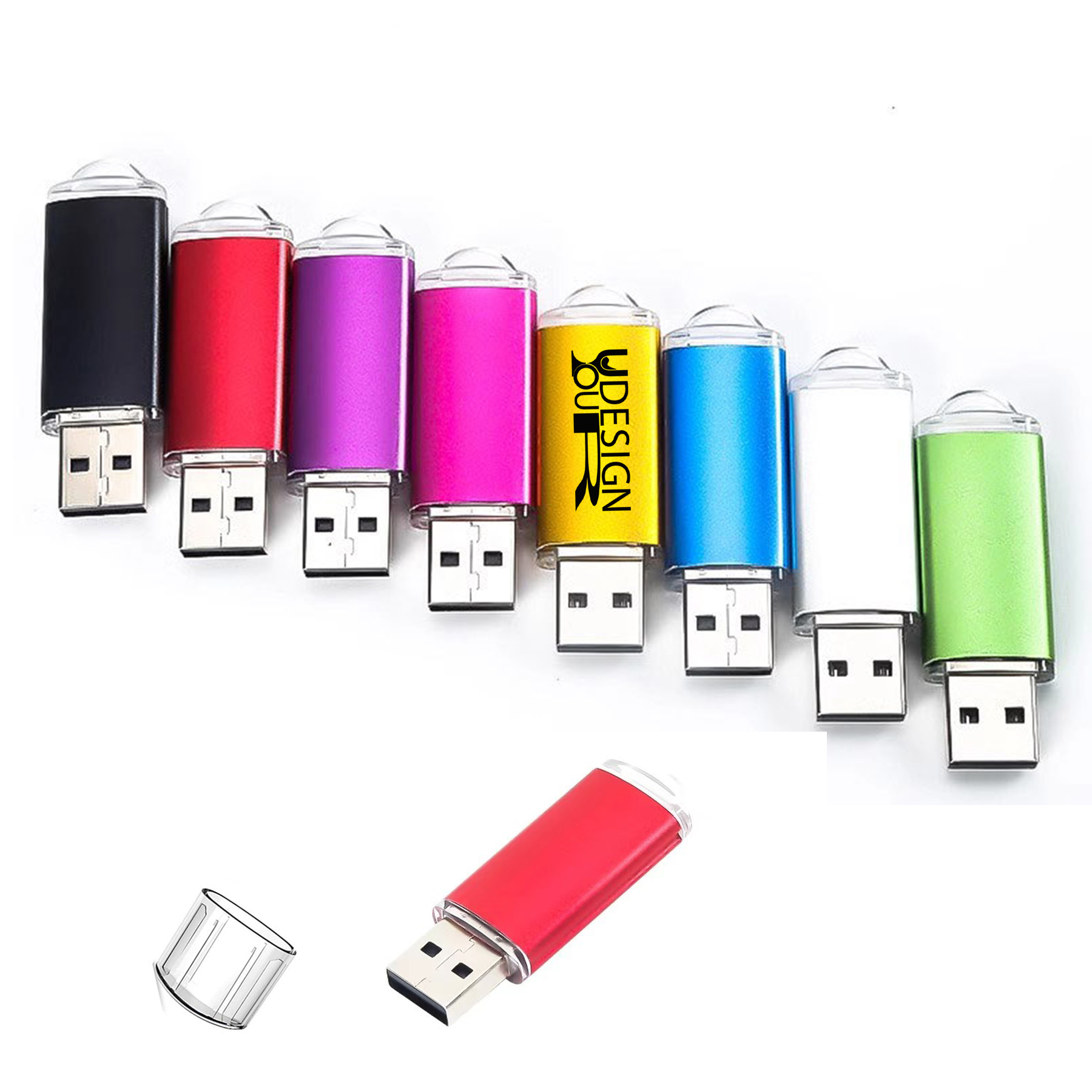 4GB Sleek Keychain Style Fast USB Drive 2