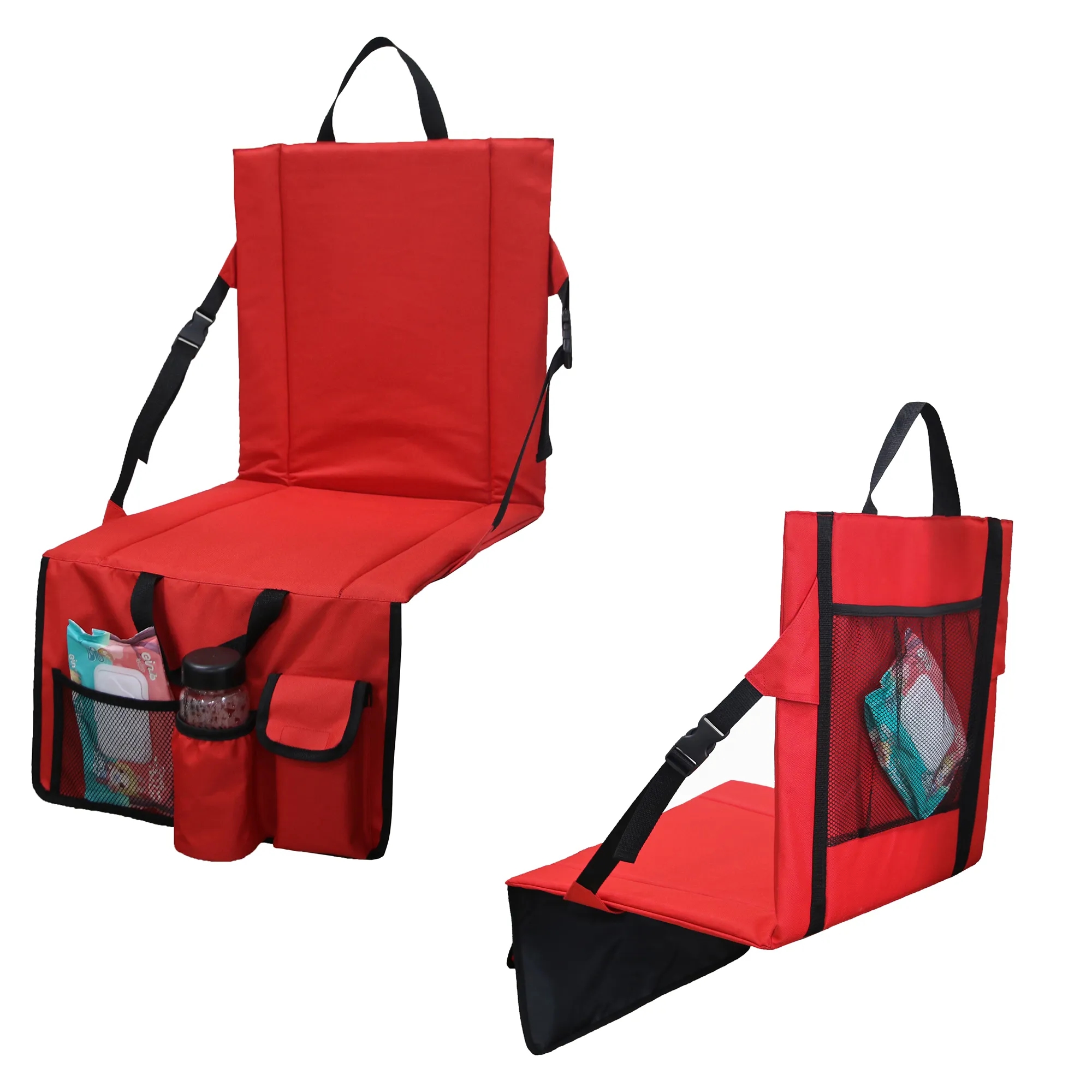Folding Stadium Cushion With Mesh Bag 4