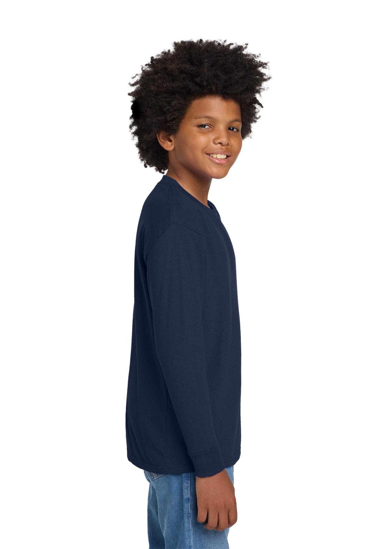 Gildan Youth Heavy Cotton 100% Cotton Long Sleeve T-Shirt. 5400B 67