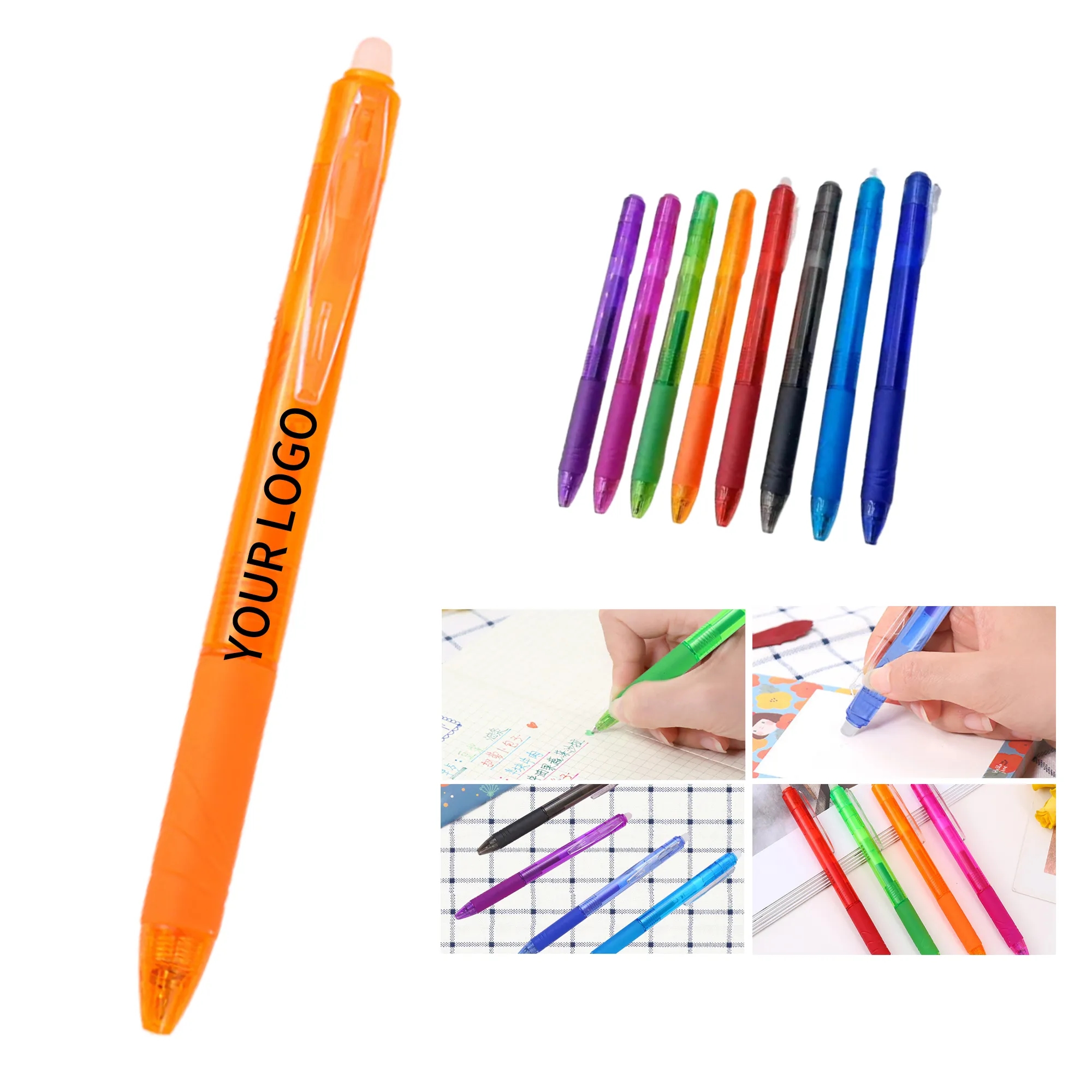 Silkscreen Logo Erasable Ballpoint Pen 6