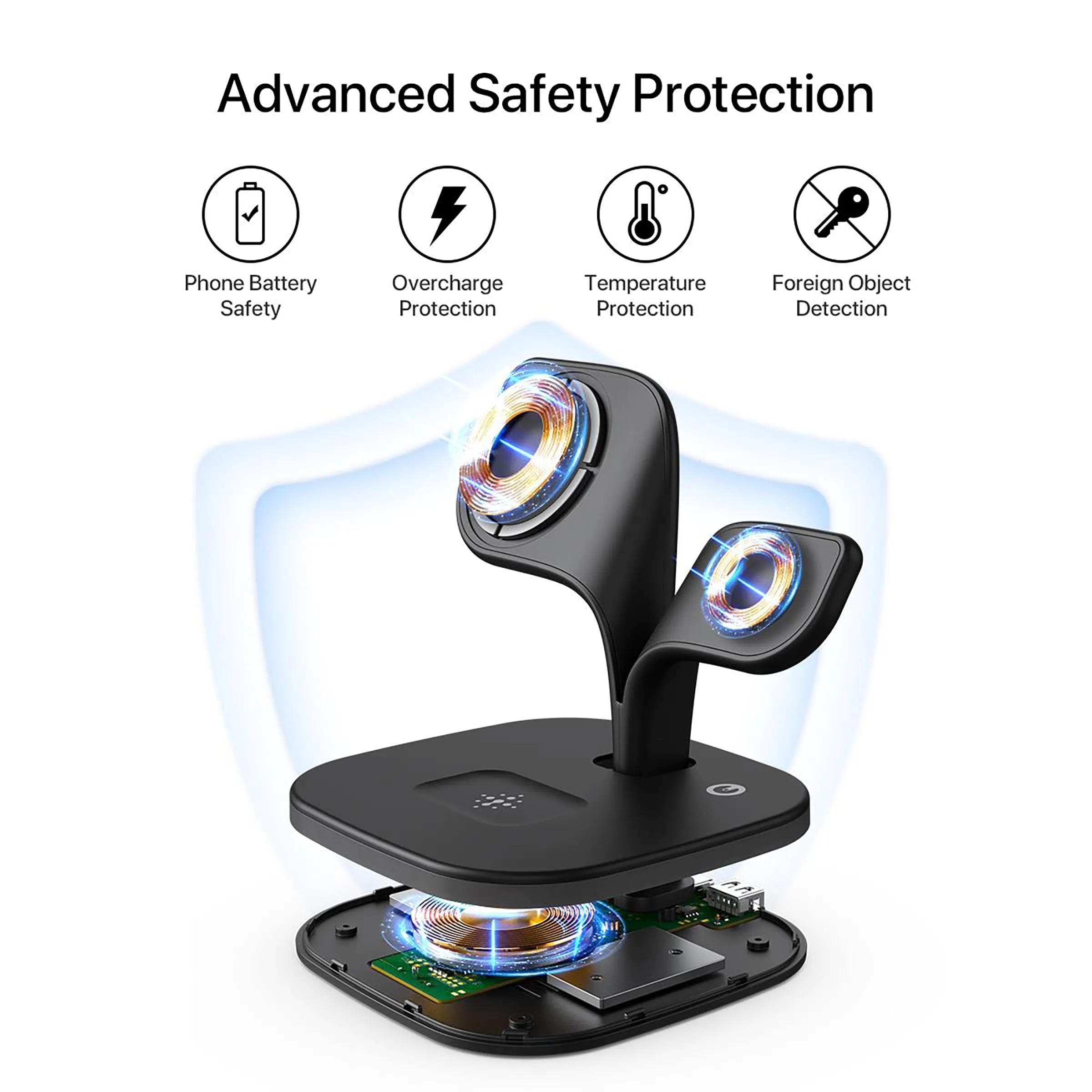 Wireless Charging Station for Magsafe Charger 8