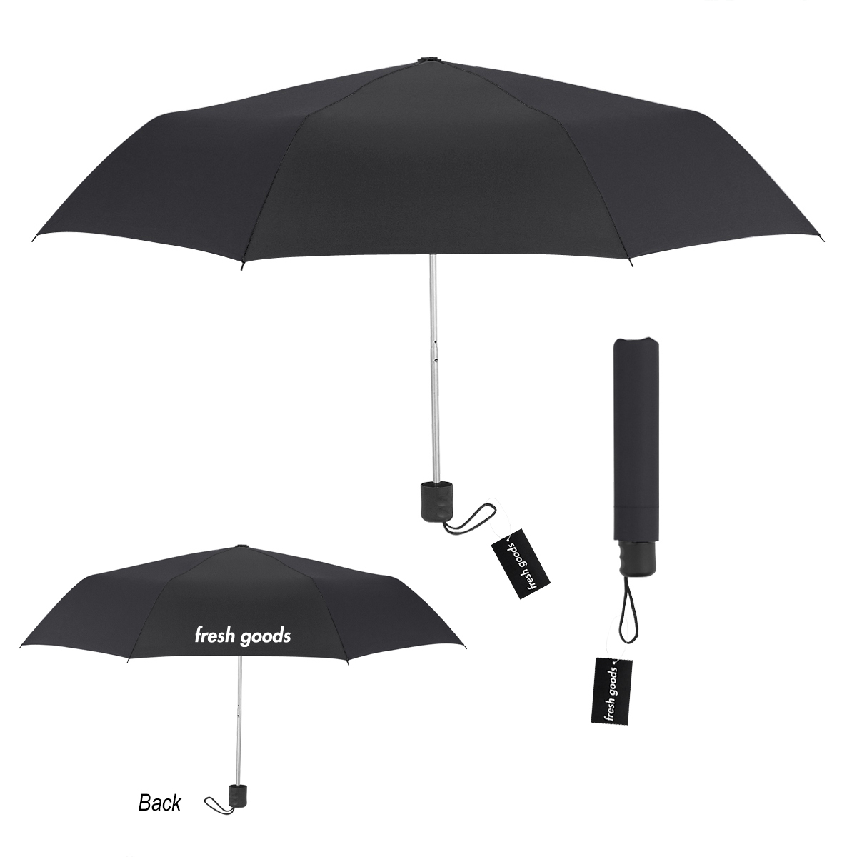 Fresh Goods 42" Arc Budget Telescopic Umbrella 1