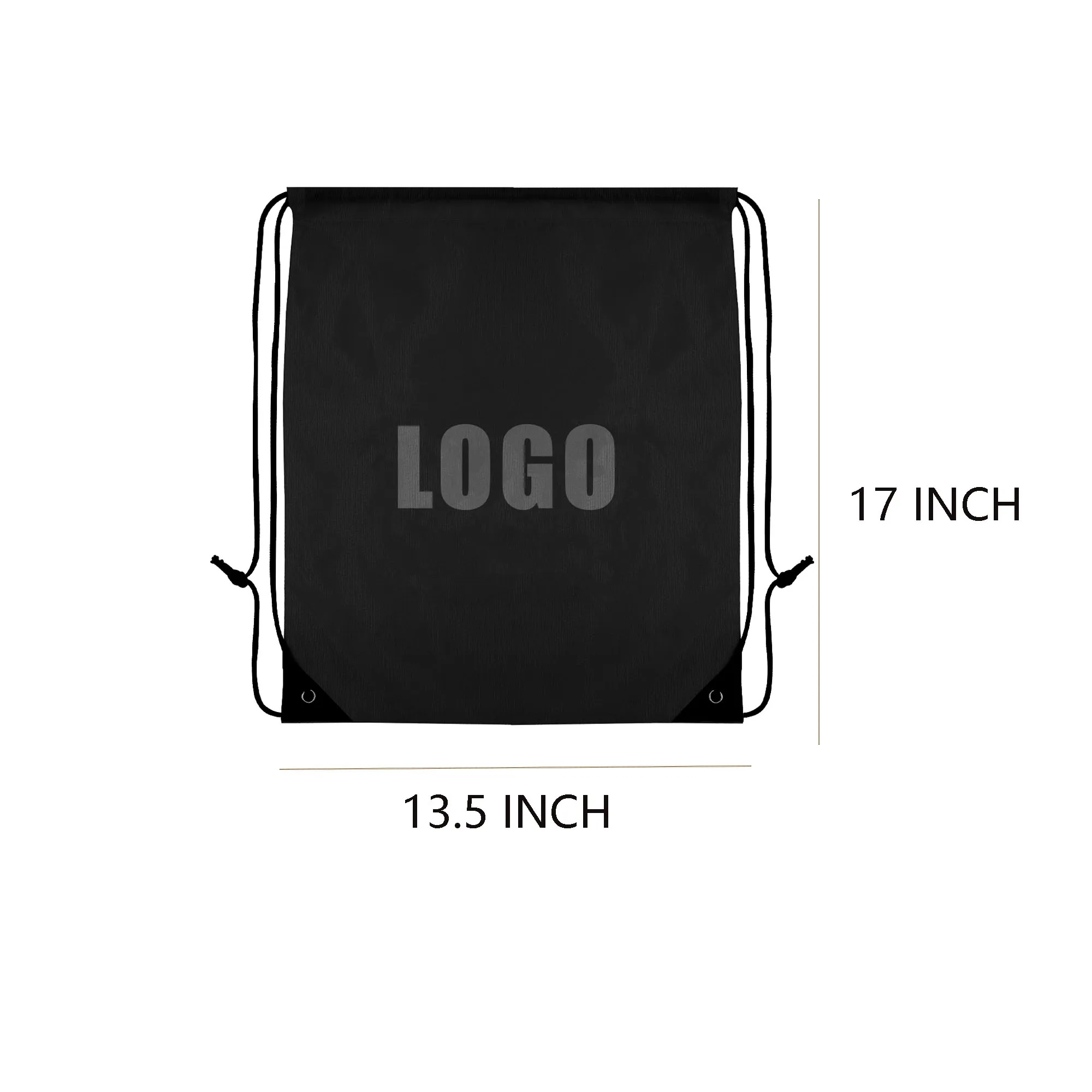 Drawsting Backpack With Reinforced Corner 24