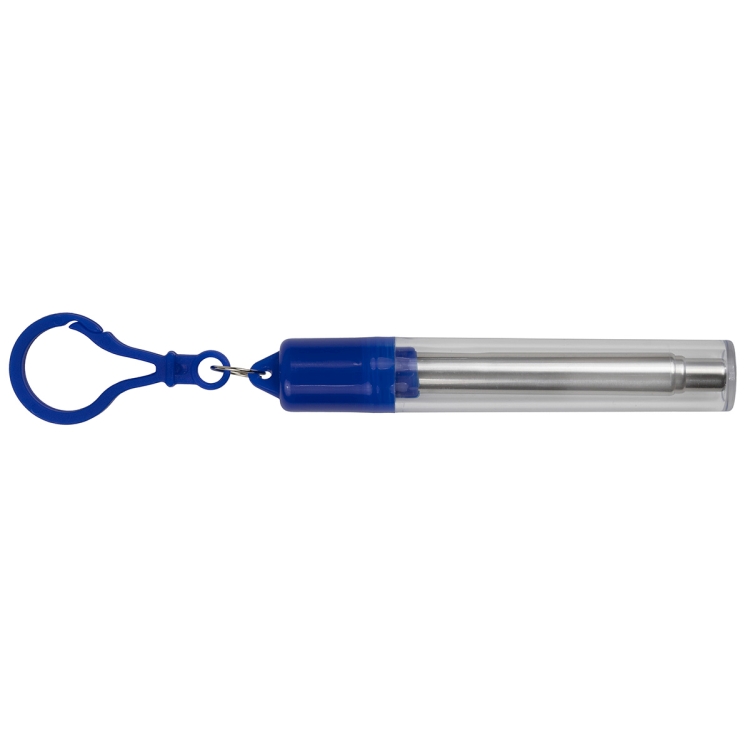 "Eco-Collapsible Straw" 8" Reusable Stainless Steel Straw 3